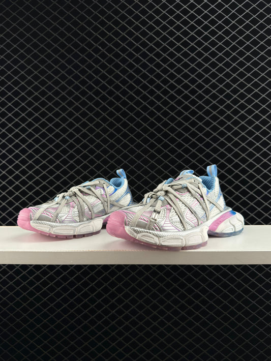 Balenciaga Taupe Mix Low Top Clunky Style Casual Jogging Running Shoes