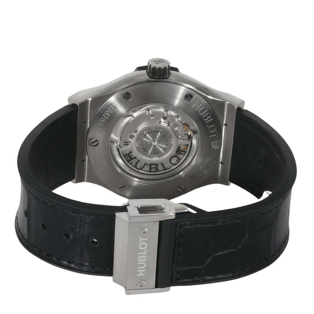 Hublot Classic Fusion Titanium Black Automatic Wrist Watch
