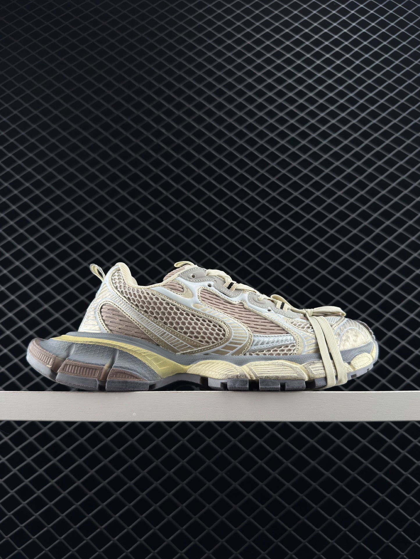 Balenciaga 3XL Sneakers 3+ Series Low Top Retro Trendy Casual Jogging Running Shoes