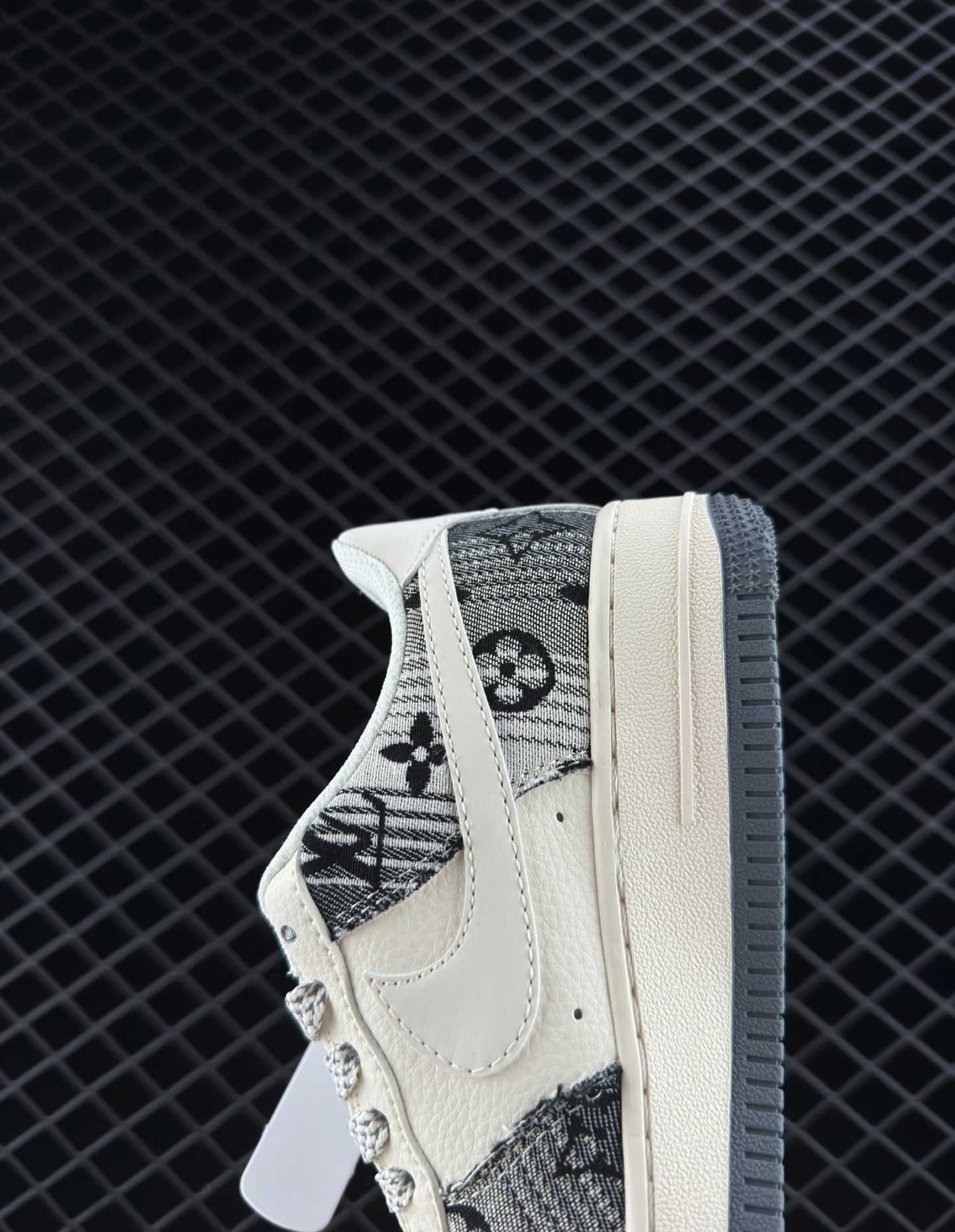 Louis Vuitton Black And White Denim Starry Sky Sneakers